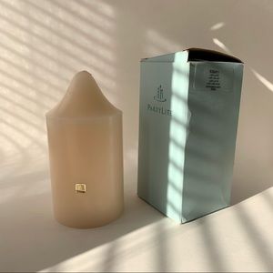 Partylite Brand Cafe Latte Scented Bell Top Pillar Candle 3” x 5” Style: S35411
